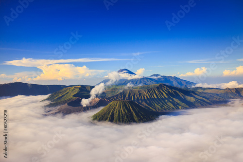 Obraz na plátně Bromo vocalno at sunrise, East Java, , Indonesia
