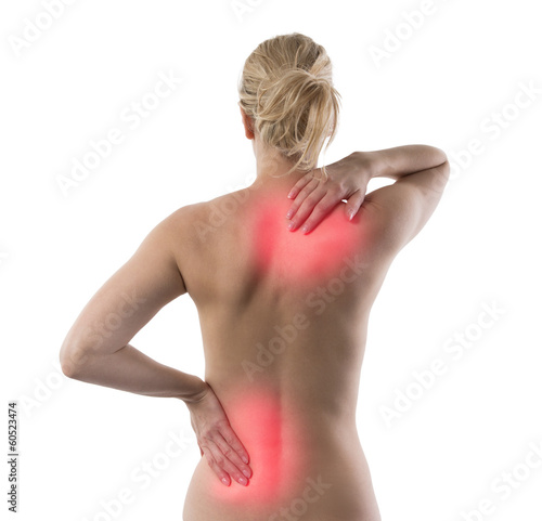 Frauenkörper Rückenschmerzpunkte #60523474