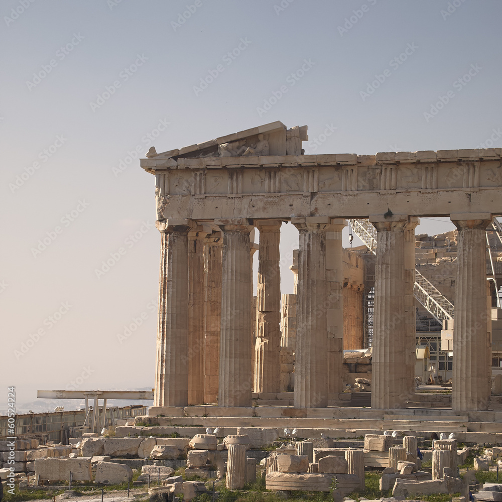 Obraz premium Parthenon ancient Greek temple, Acropolis of Athens