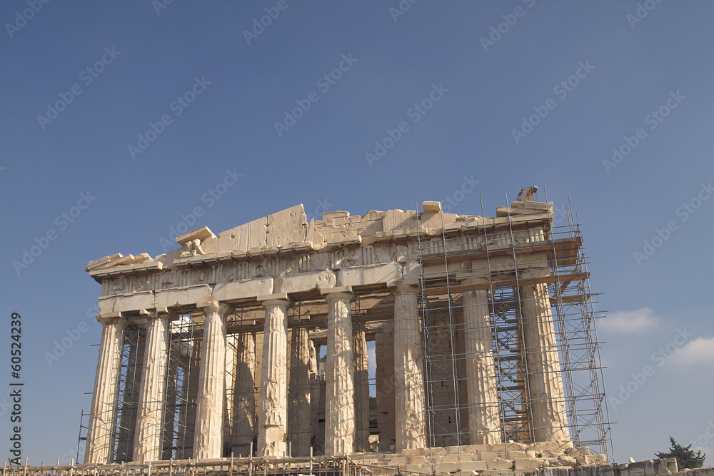 Obraz premium Parthenon ancient Greek temple, Acropolis of Athens