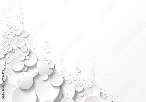 fond bulles blanc