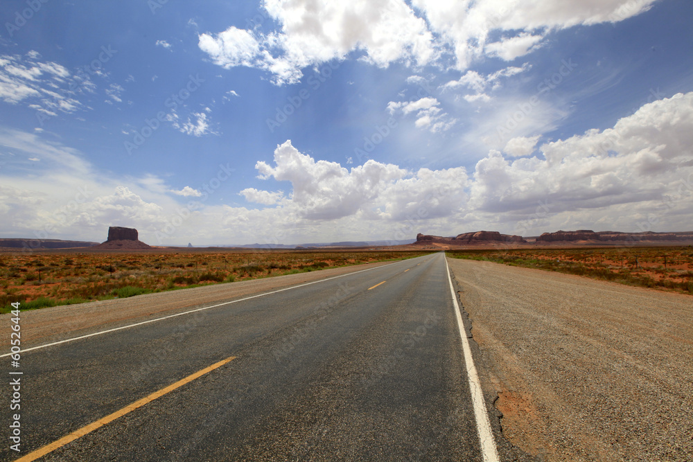 route 66 vers Monument Valley, Arizona