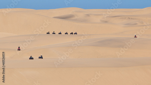 Quad tour in the desert in the Namib desert