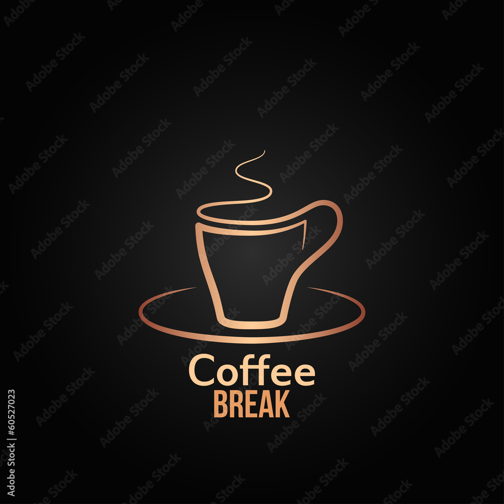 coffee cup label design background coffee cup label design background