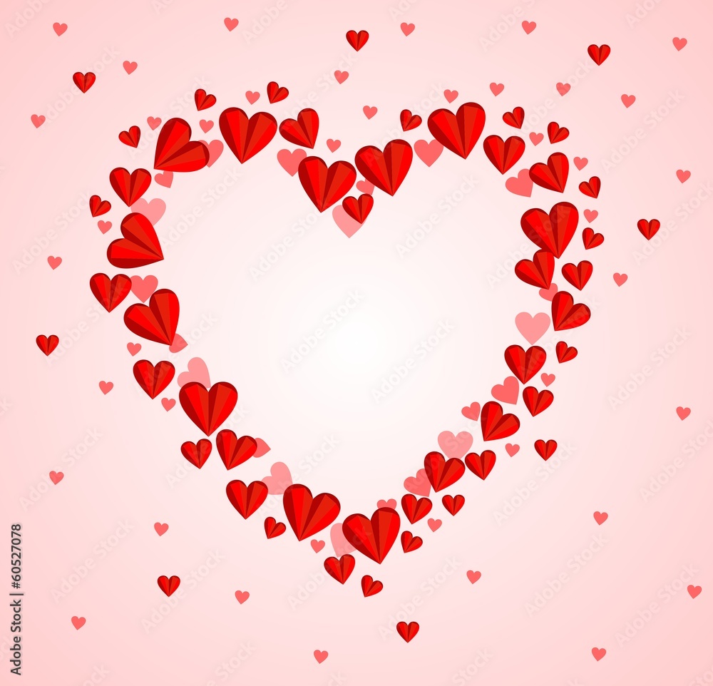 Paper heart. Paper heart.