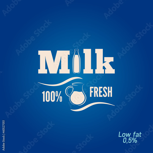 milk bottle jar design menu background