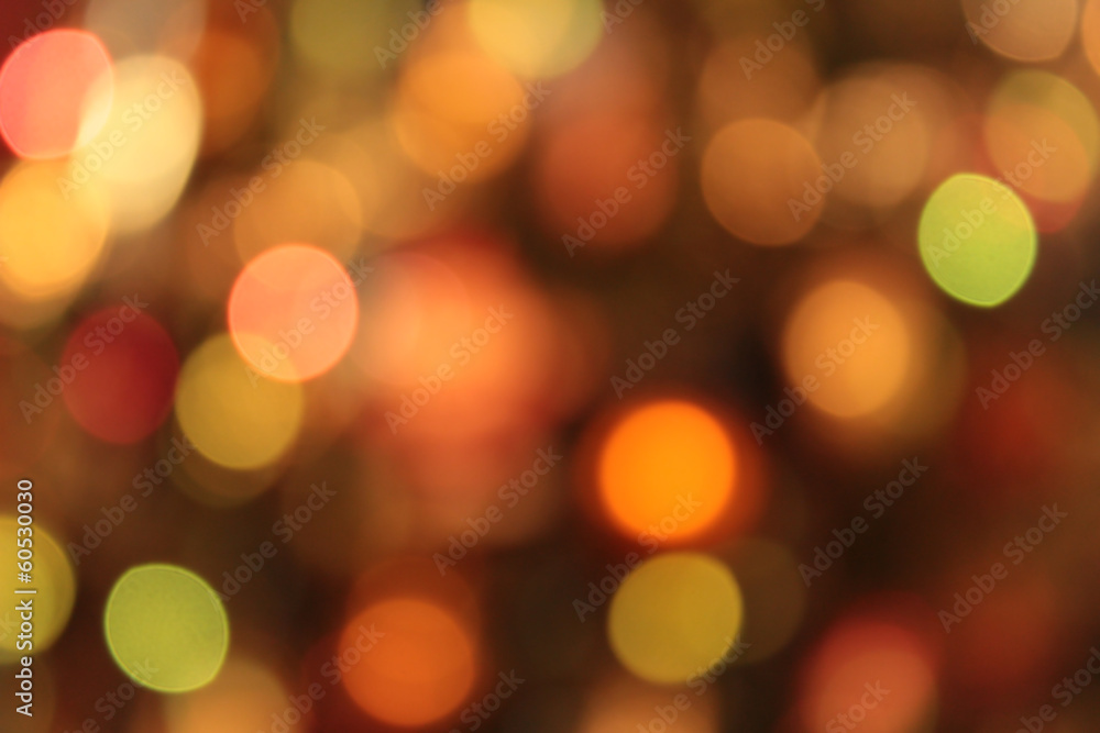 Festive multicolored background with bokeh effect