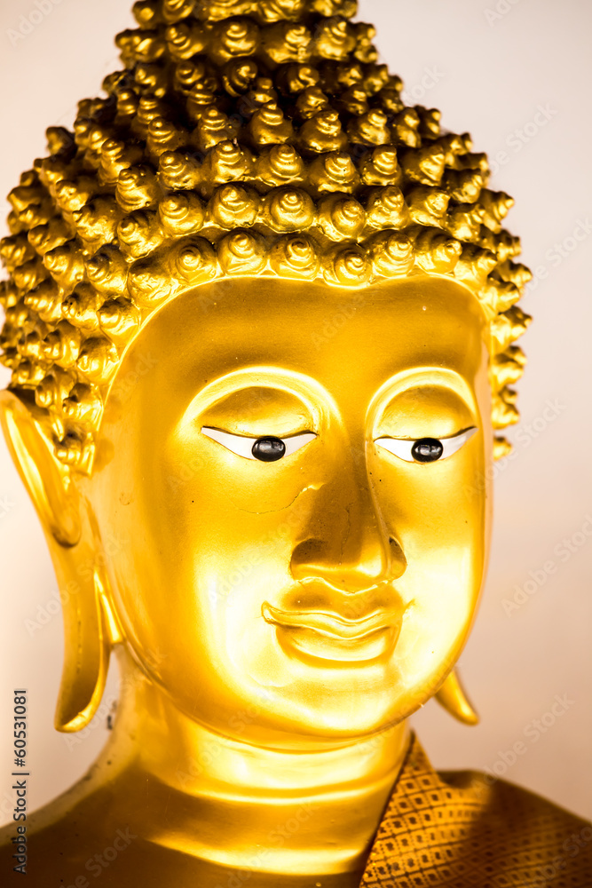 buddha statue wat phra that doi kham, chiangmai Thailand buddha statue wat phra that doi kham, chiangmai Thailand