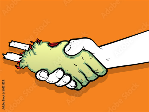 Zombie Handshake