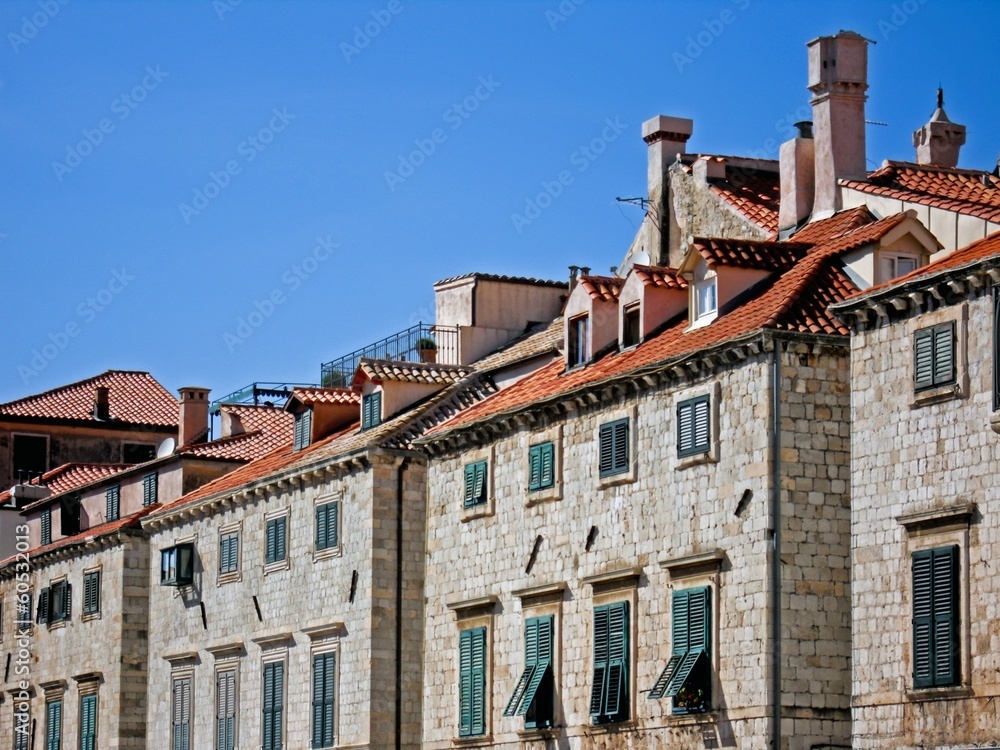 Old houses in Dubrovnik