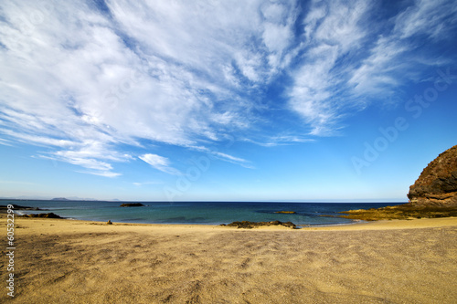 spain sky cloud beach and in lanzarote