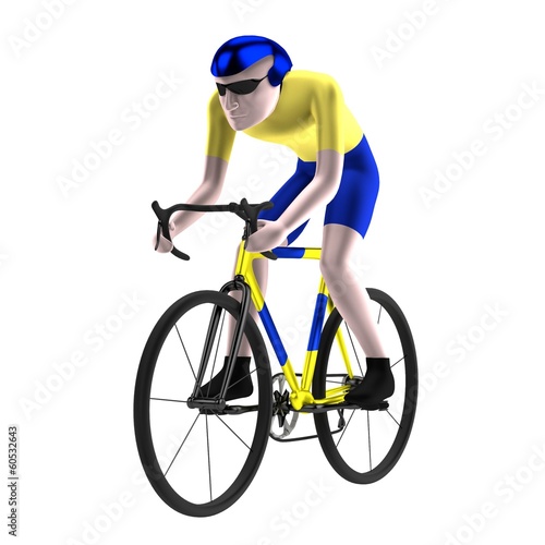 realistic 3d render of bike