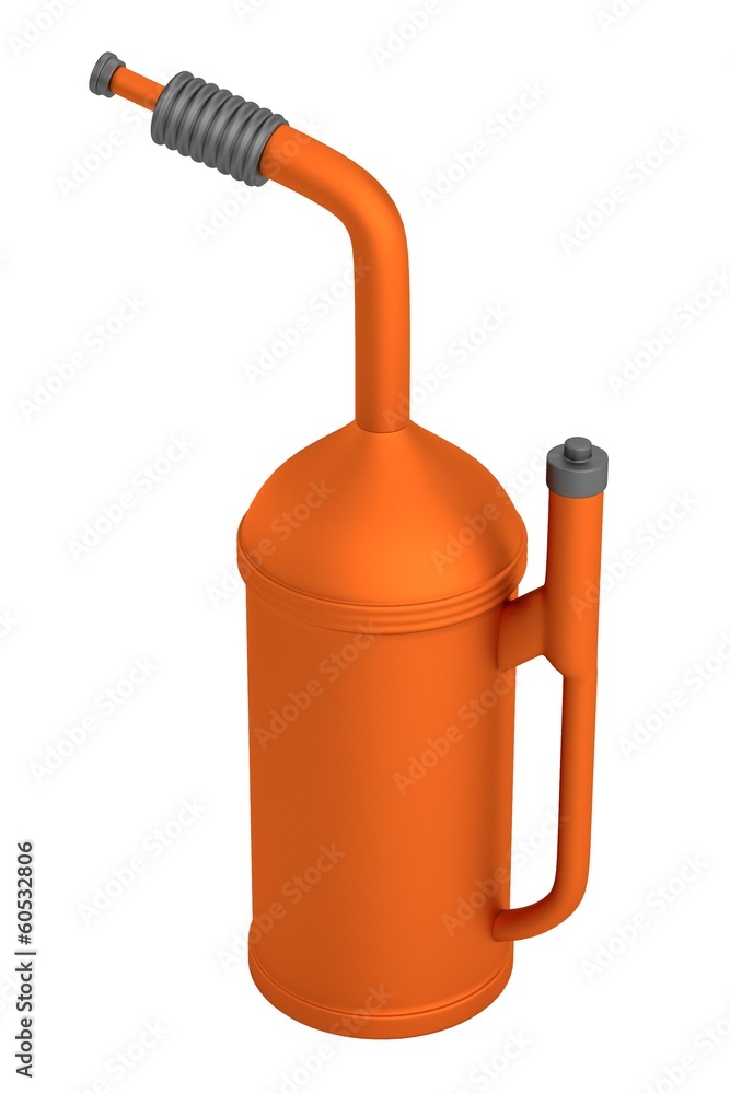 realistic 3d render of gas can