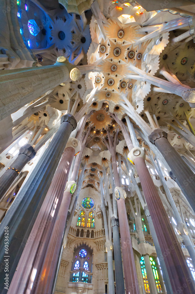Fototapeta premium Sagrada Família in Barcelona, Spain