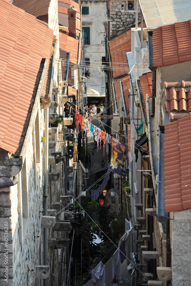 Small street in Dubrovnik Small street in Dubrovnik