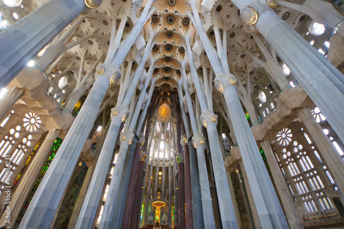 Sagrada Fam  lia in Barcelona  Spain