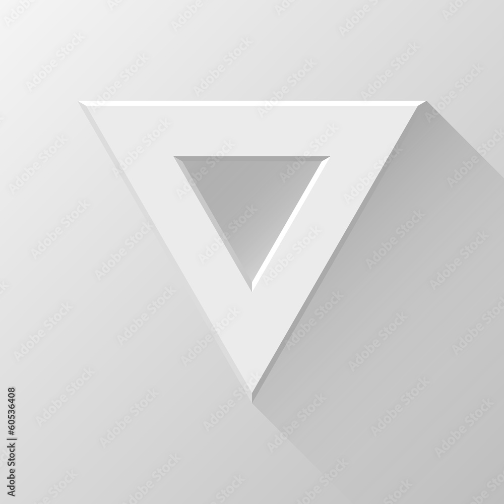 White Abstract Triangle Button Template White Abstract Triangle Button Template
