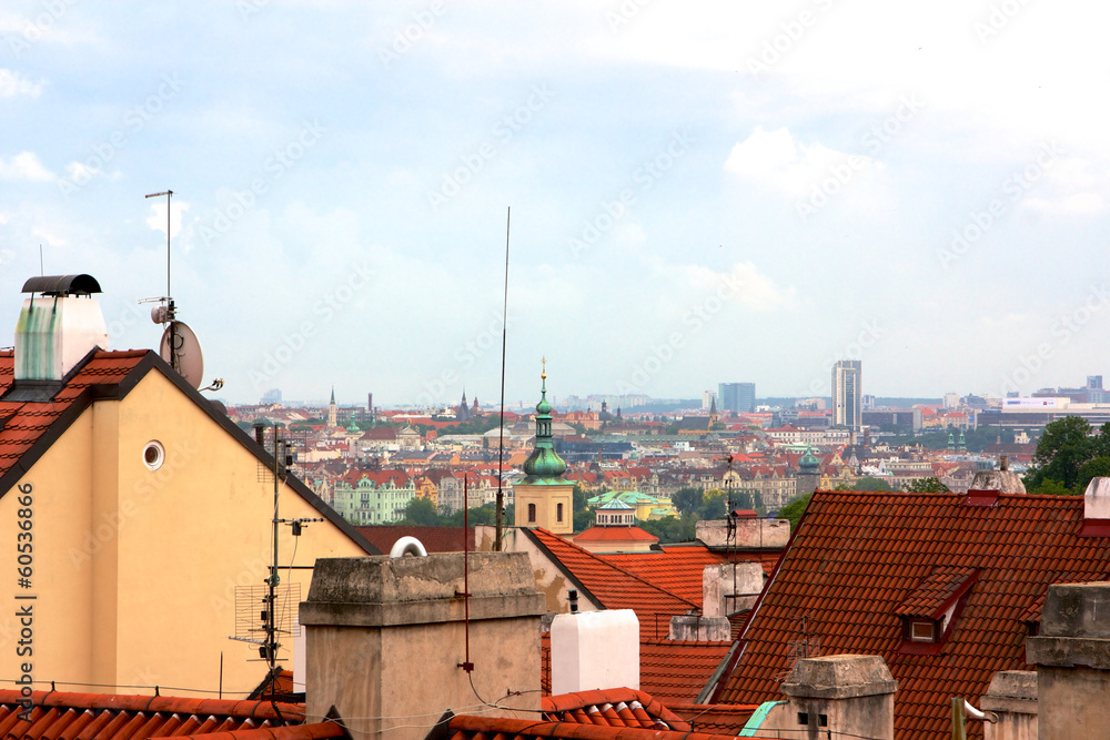 Obraz premium Prague Cityscape