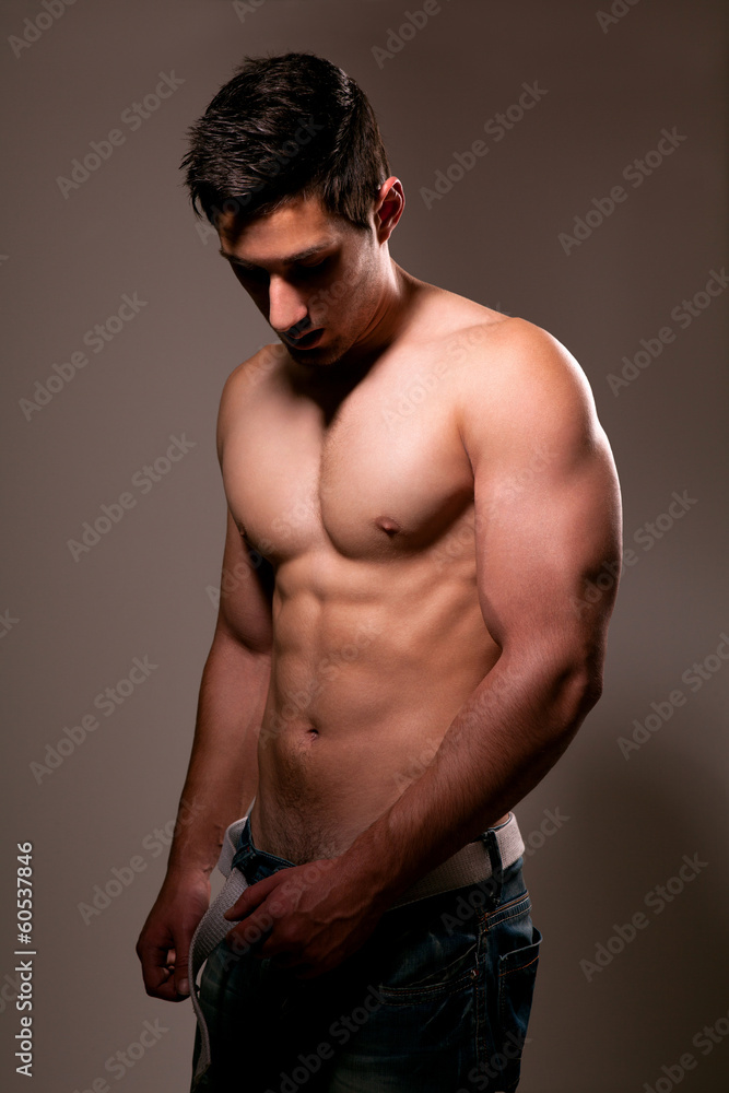 muscular sexy man