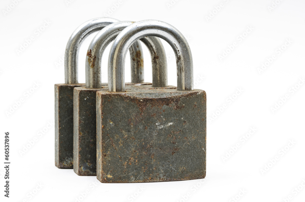 rusty padlock rusty padlock