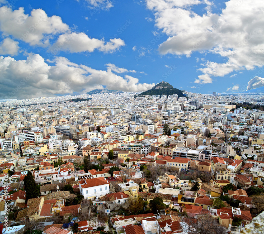 athens from Parthenon