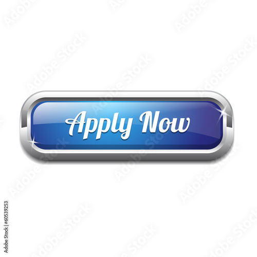 Apply Now Rounded Corner Rectangular Button Icon