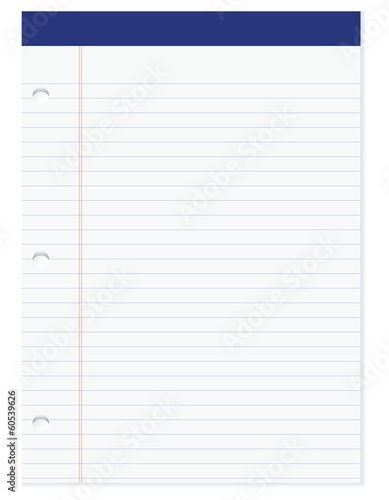 White notepad