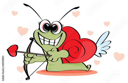 escargot cupidon