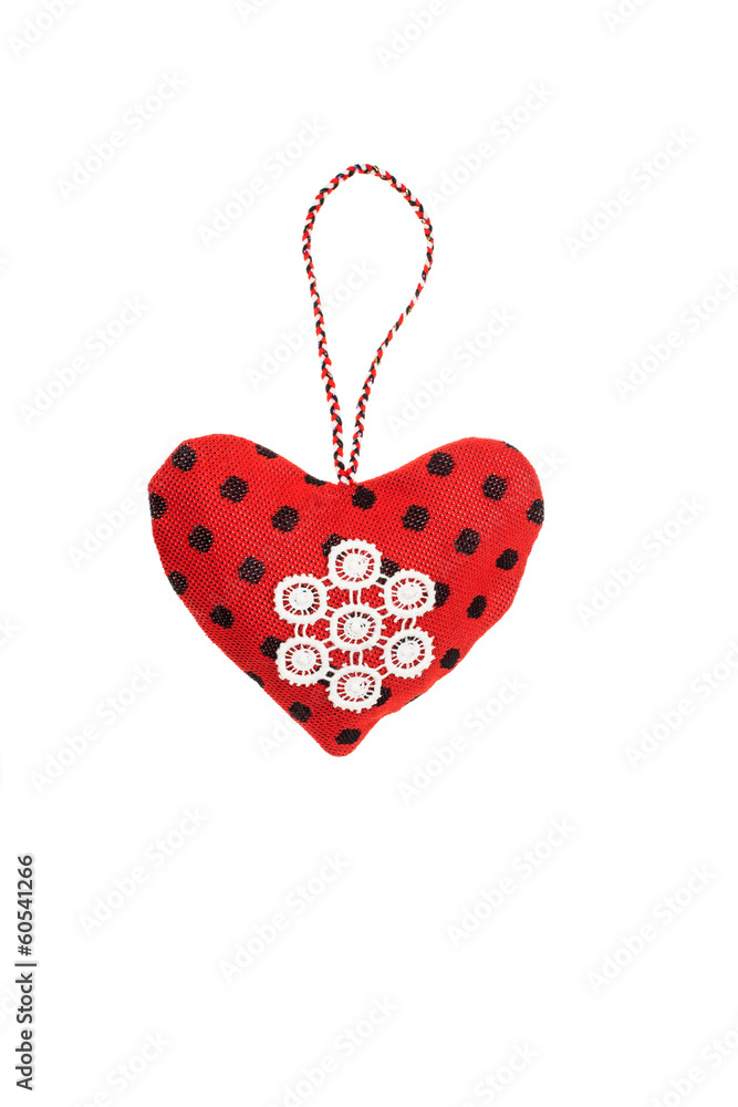 Valentines  heart on an isolated background