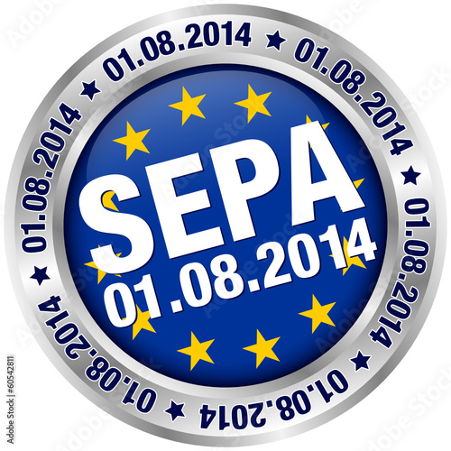 Button "SEPA 01.08.2014" Europa