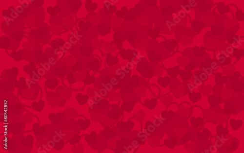 Red heart valentine vector