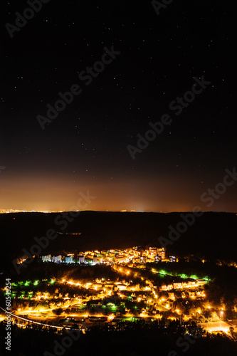 Stars over a small city 1