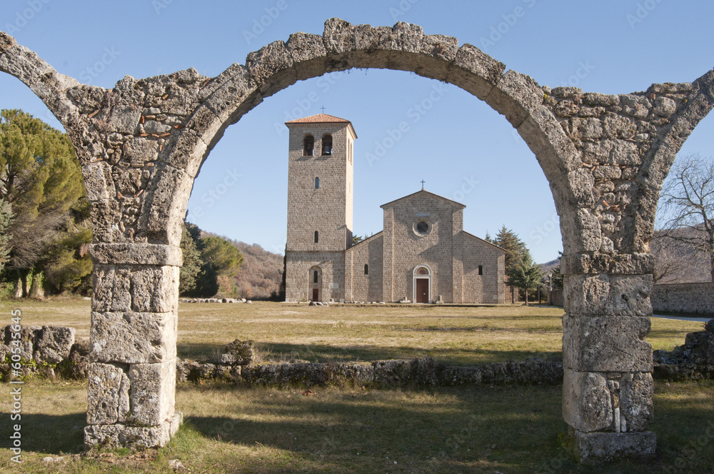 Ancient abbey of Castel San Vincenzo al Volturno