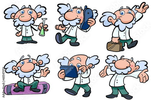 professor science vector set