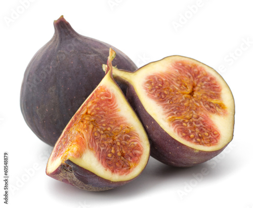 Fresh figs Fruits isolated on white background