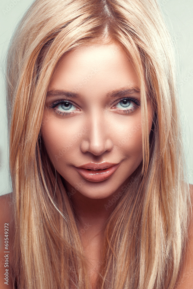 glamour beauty portrait young fashion woman with long blond hair glamour beauty portrait young fashion woman with long blond hair