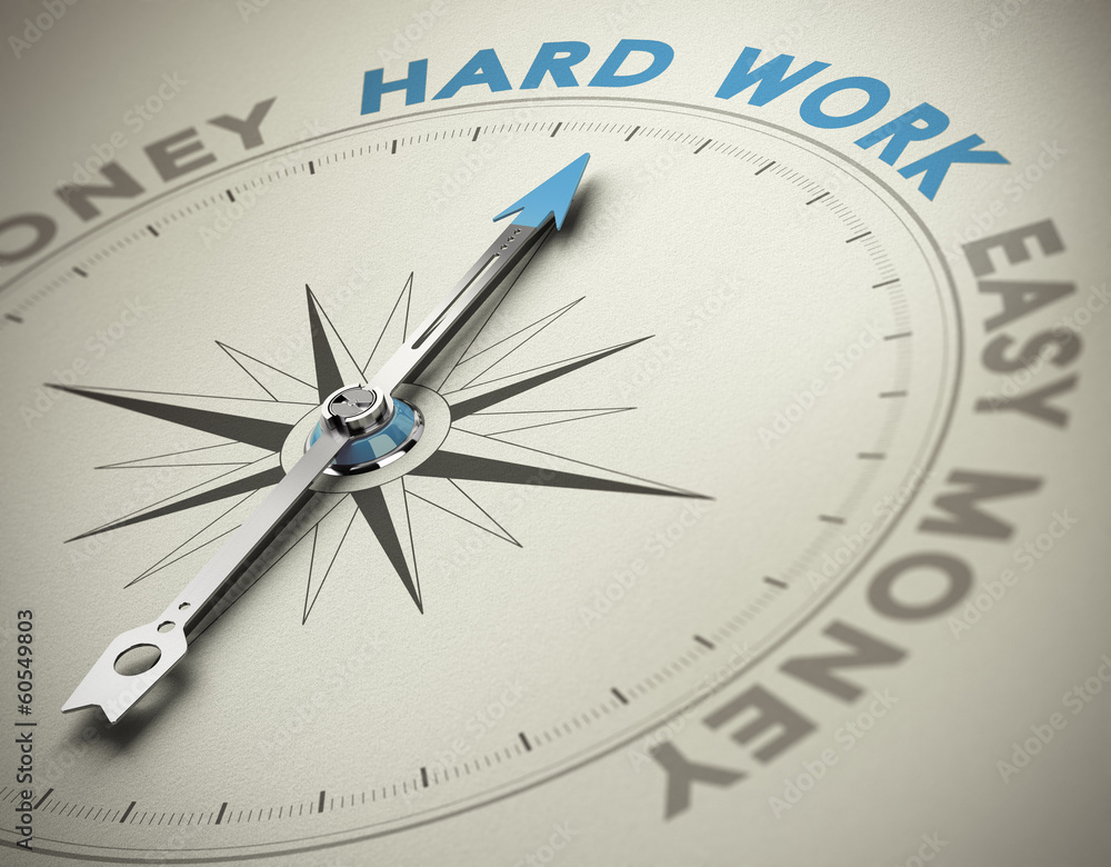 Personal Values - Hard Work Concept Personal Values - Hard Work Concept
