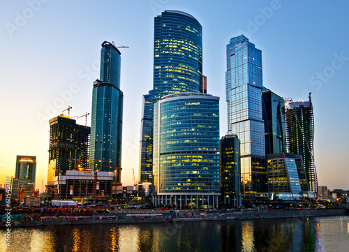 Moscow City. Moscow, Russia. © Tryfonov