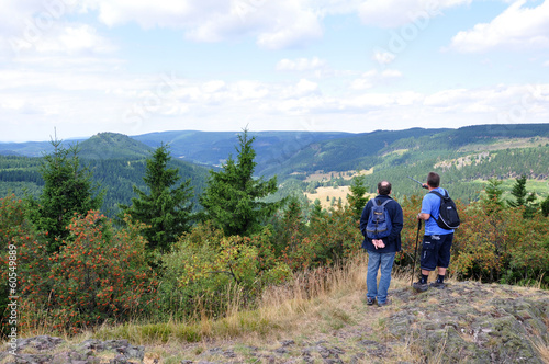 Wanderer im Thüringer Wald