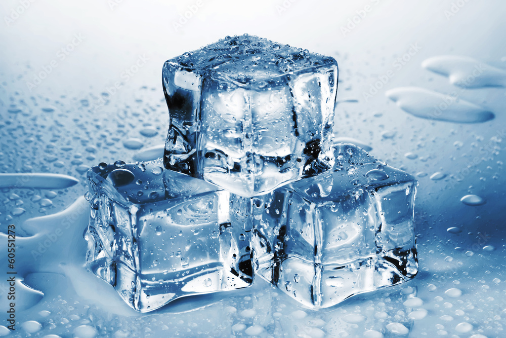 Pyramid of the melted ice cubes Pyramid of the melted ice cubes