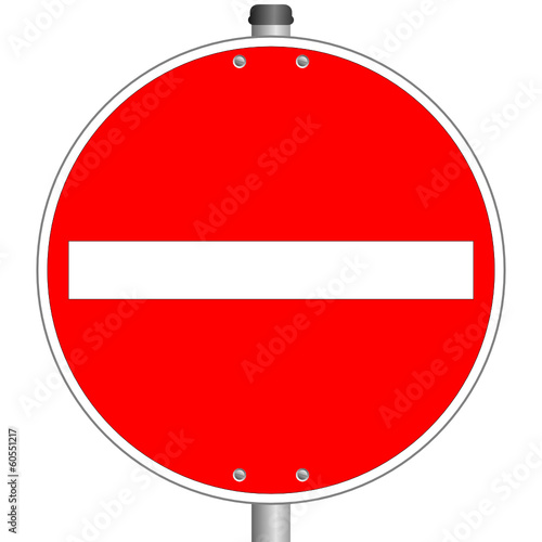 Einfahrt verboten Schild  #140121-svg05