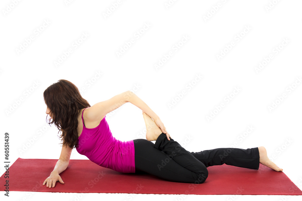 Half Frog Pose in Yoa Half Frog Pose in Yoa