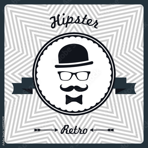 Hipster retro vector illustration