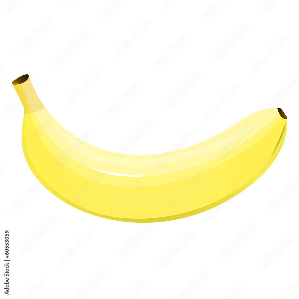 Banana, vector illustration