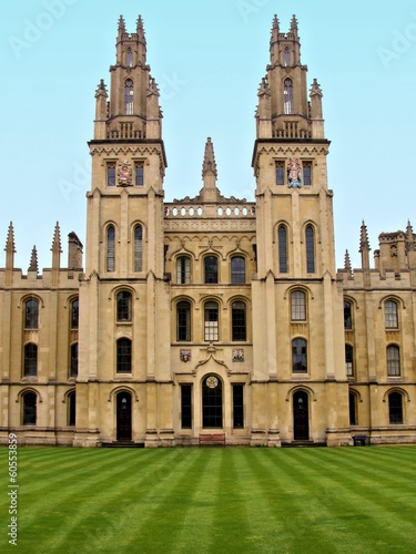 The towers of All Souls College at Oxford University