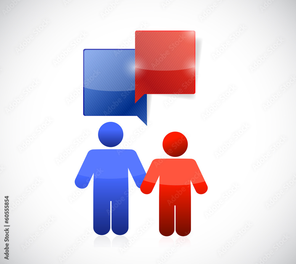 couple communication illustration design couple communication illustration design