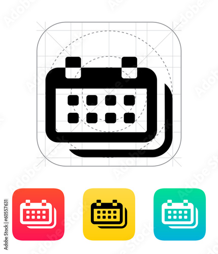 Calendars icon.