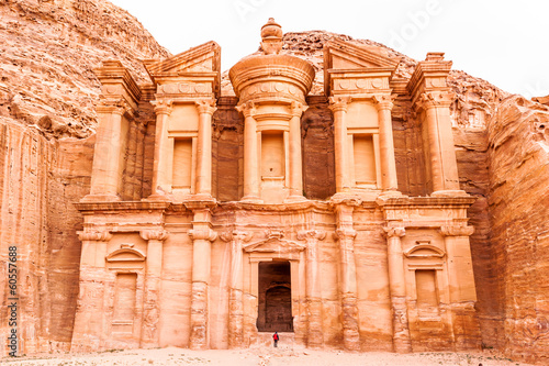 The Ad Deir in the ancient Jordanian city of Petra.