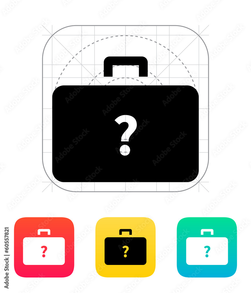 Secret case icon. Secret case icon.