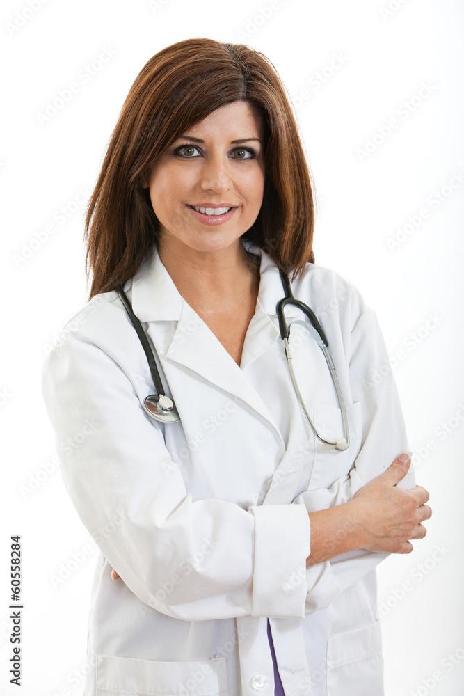 Attractive hispanic medical professional Attractive hispanic medical professional